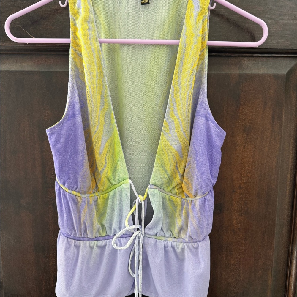 AFRM Marina Tie-Front top S